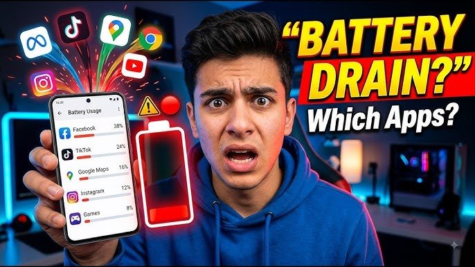 check-apps-using-most-battery-android